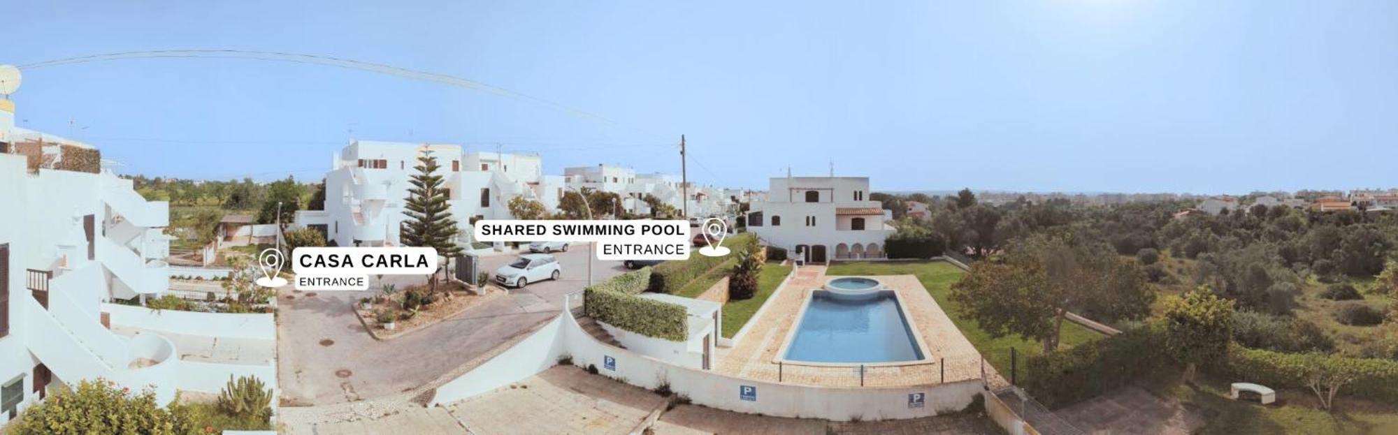 شقة Casa Carla Armação de Pêra المظهر الخارجي الصورة